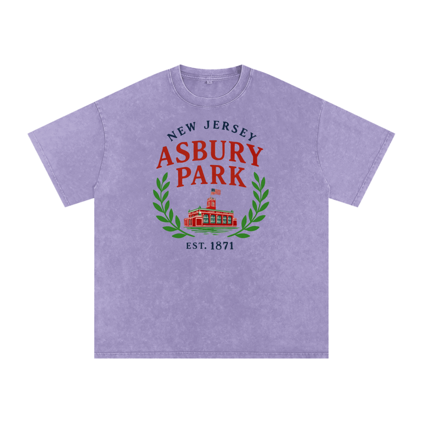 Asbury Park Heritage Tee - Unisex Oversized Cotton