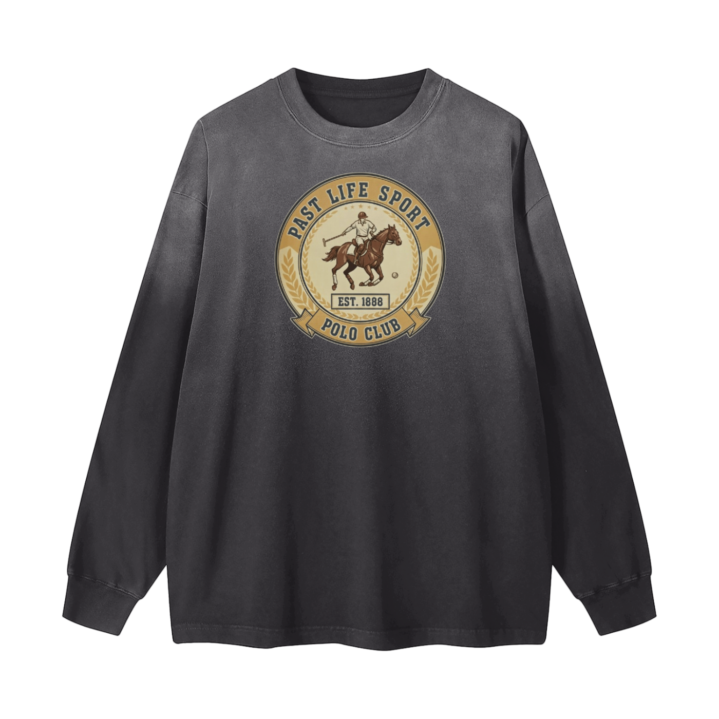 Polo Club “Sunset Fade” Gradient Long Sleeve – Past Life Sport