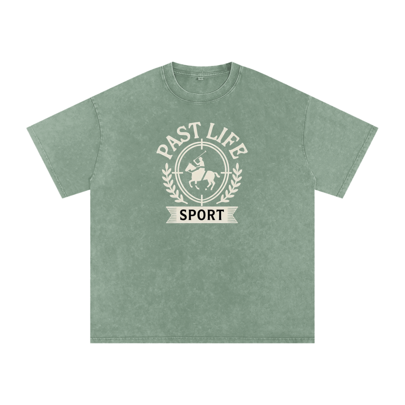Homecoming Tee – Oversized Snow Washed Cotton | Past Life Sport