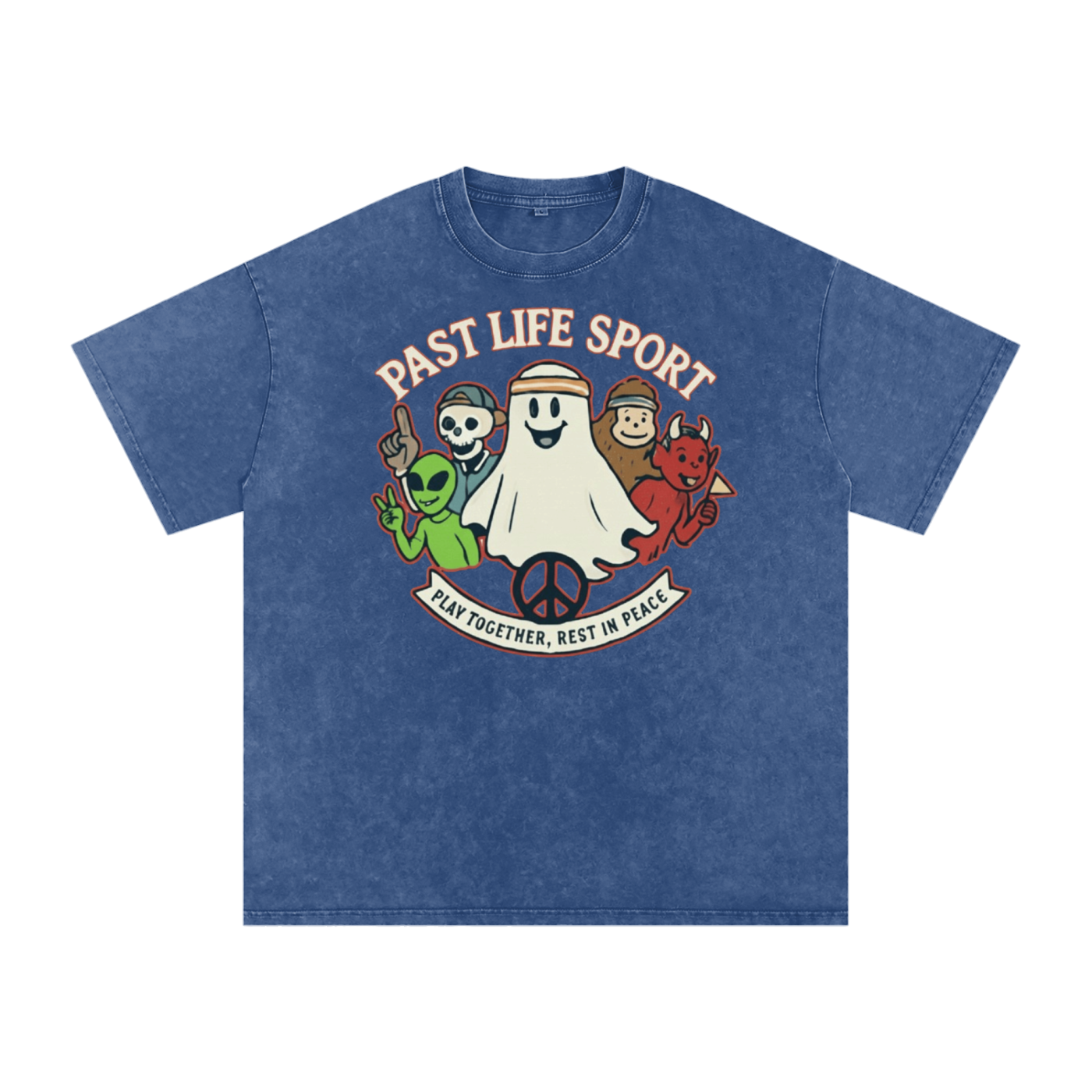 Play Together – Rest In Peace Tee - Snow Washed Oversized