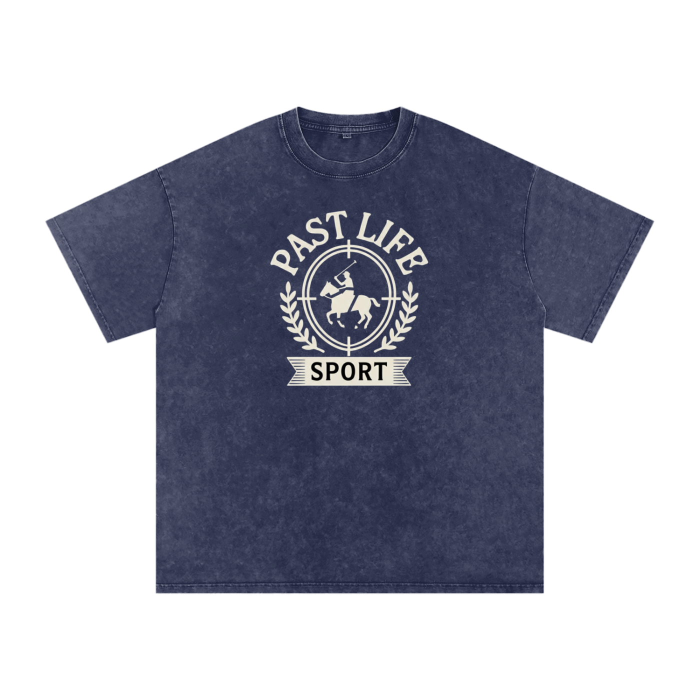 Homecoming Tee – Oversized Snow Washed Cotton | Past Life Sport