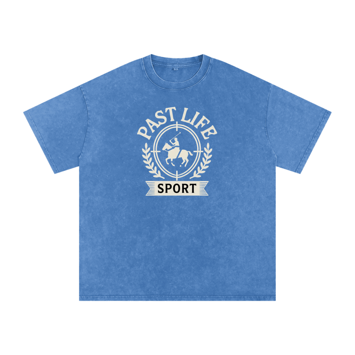 Homecoming Tee – Oversized Snow Washed Cotton | Past Life Sport