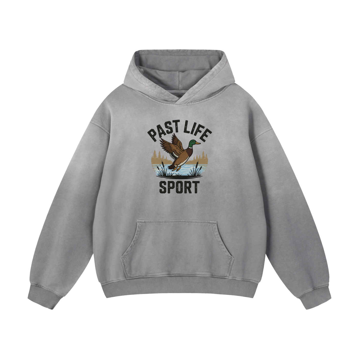 Past Life Sport “Left Out in the Sun” Duck Logo Hoodie