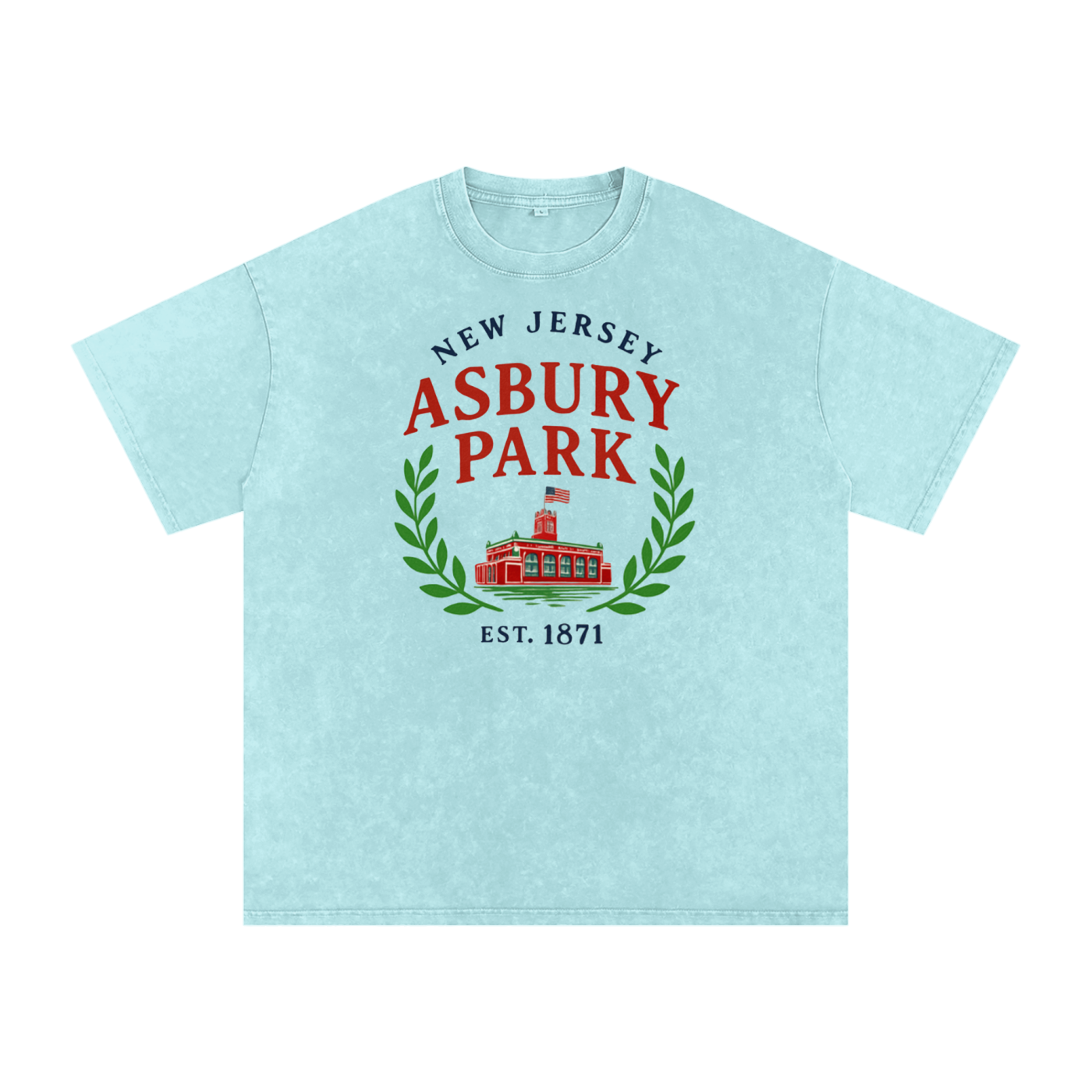Asbury Park Heritage Tee - Unisex Oversized Cotton