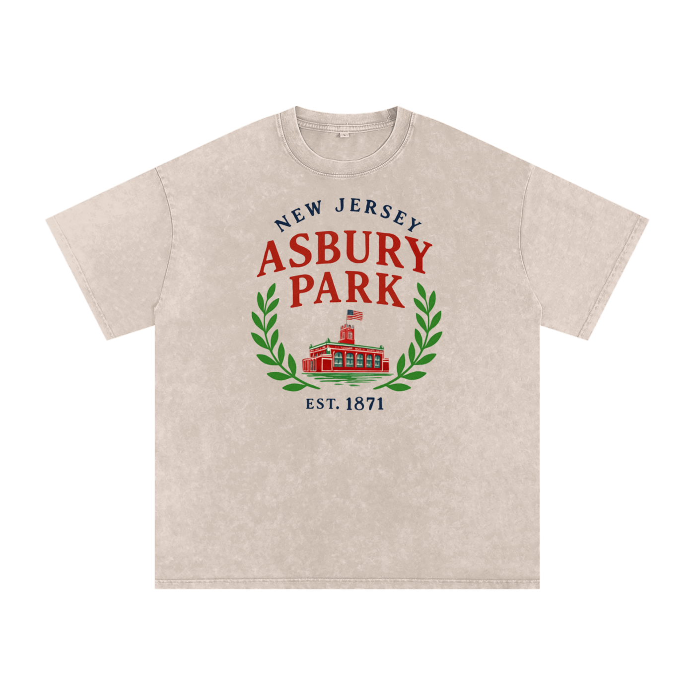 Asbury Park Heritage Tee - Unisex Oversized Cotton