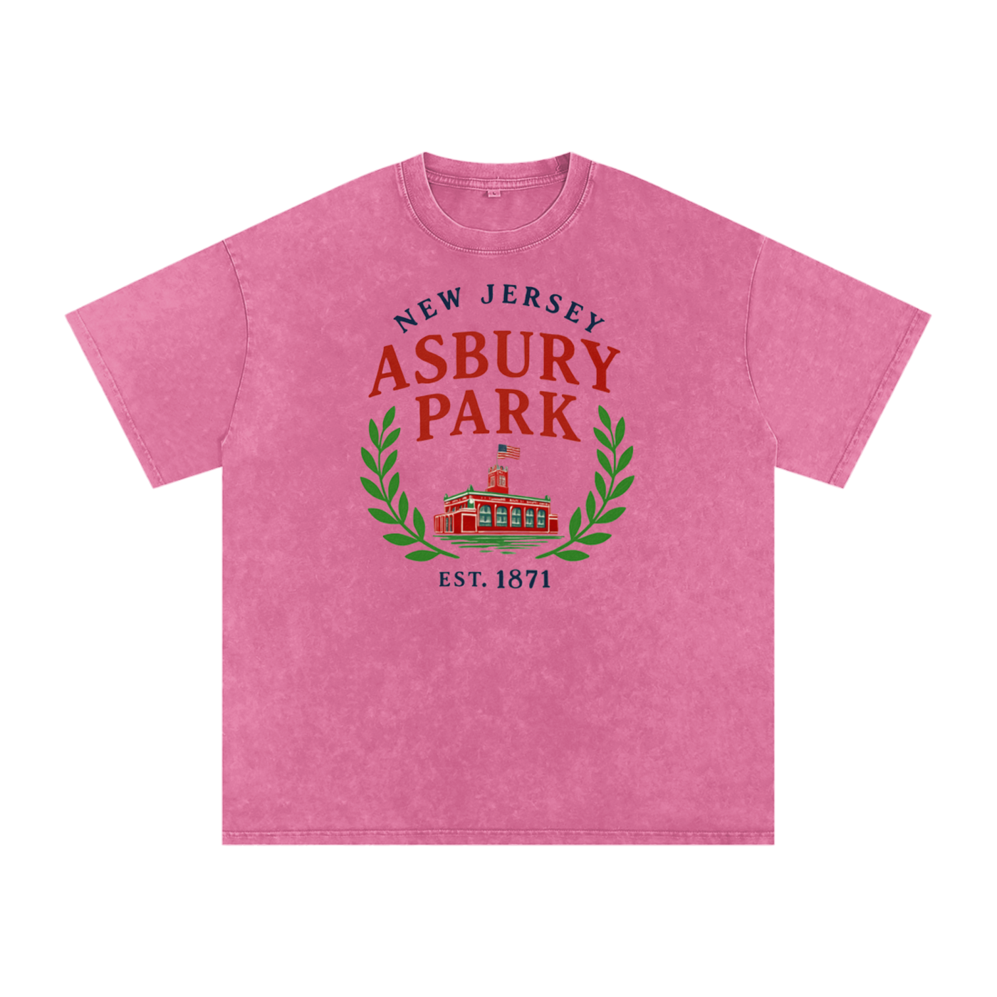 Asbury Park Heritage Tee - Unisex Oversized Cotton