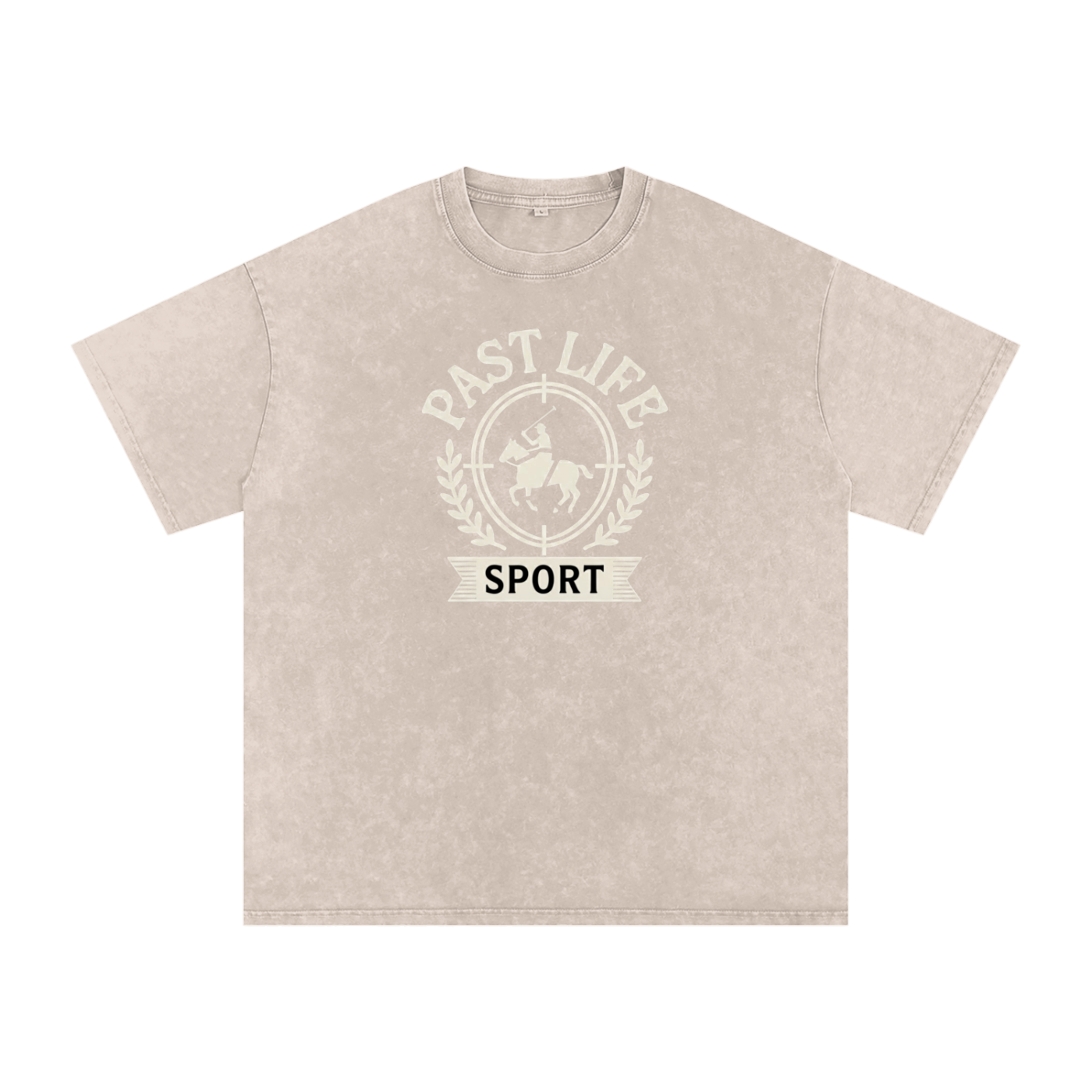 Homecoming Tee – Oversized Snow Washed Cotton | Past Life Sport
