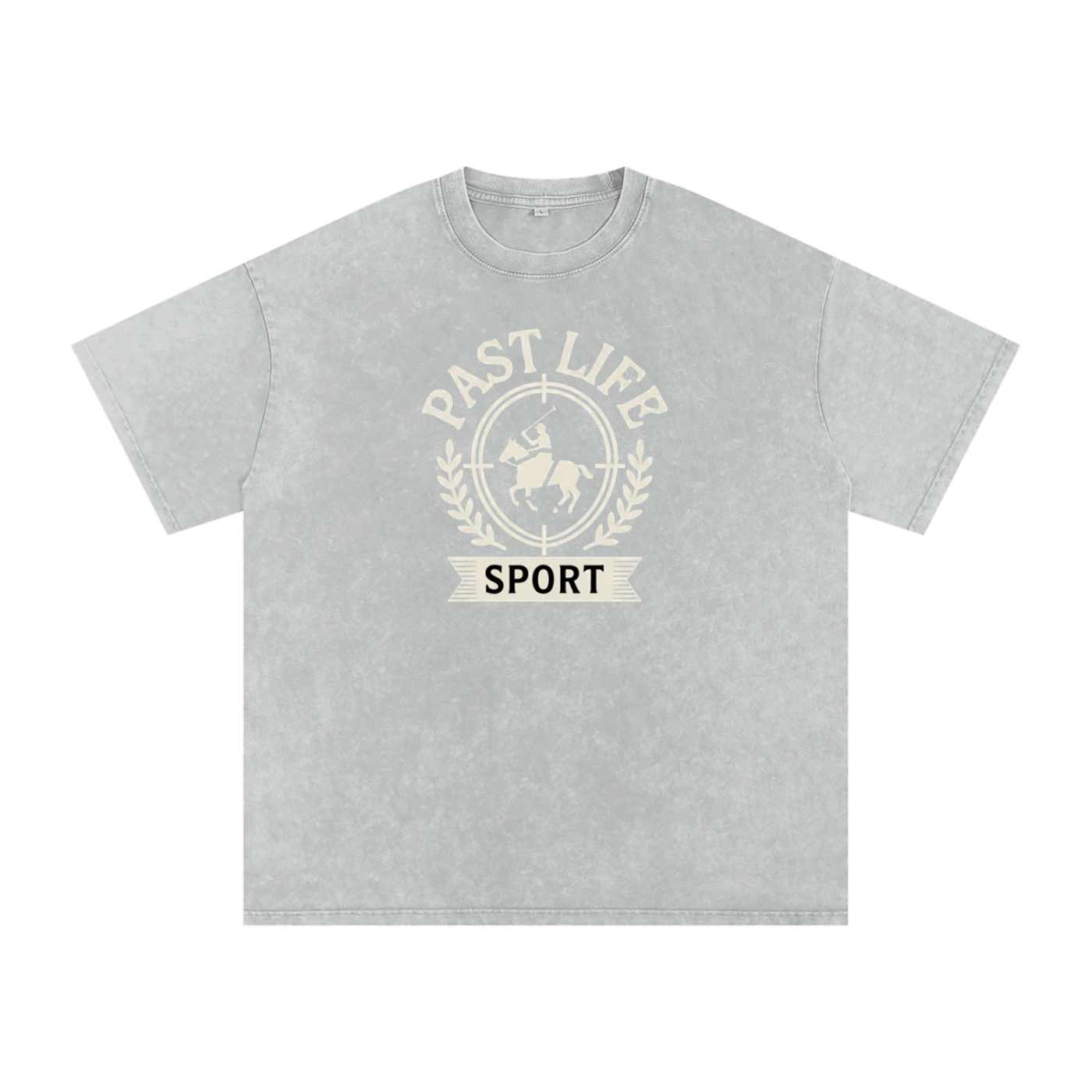 Homecoming Tee – Oversized Snow Washed Cotton | Past Life Sport