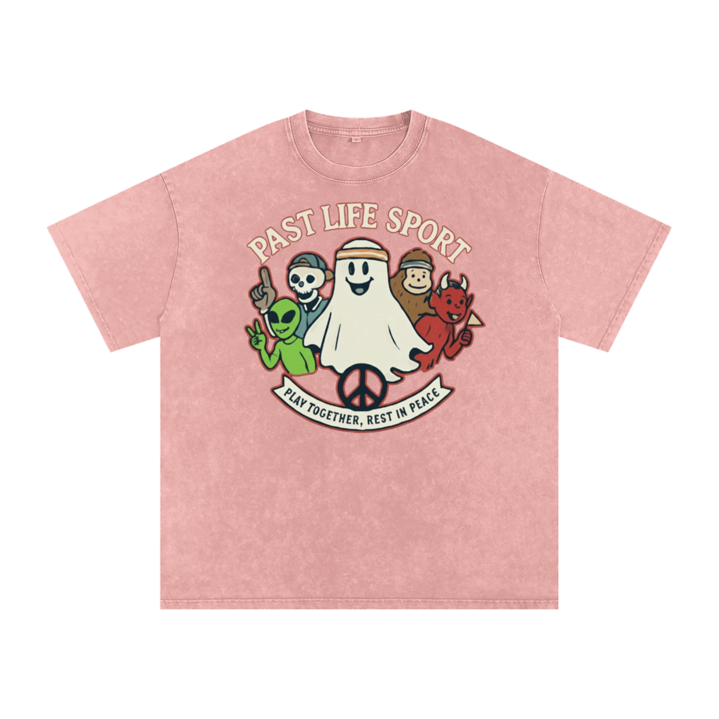 Play Together – Rest In Peace Tee - Snow Washed Oversized