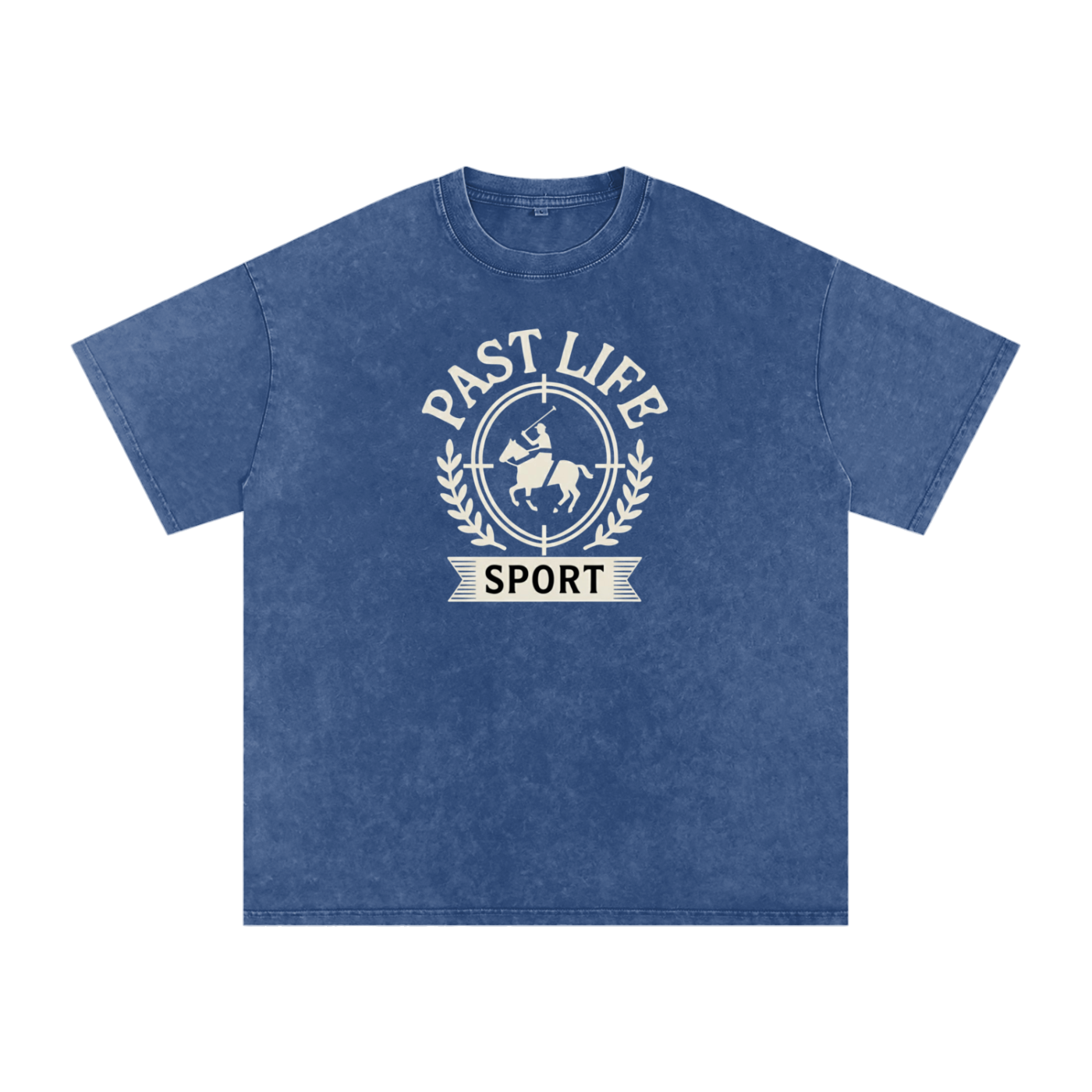 Homecoming Tee – Oversized Snow Washed Cotton | Past Life Sport