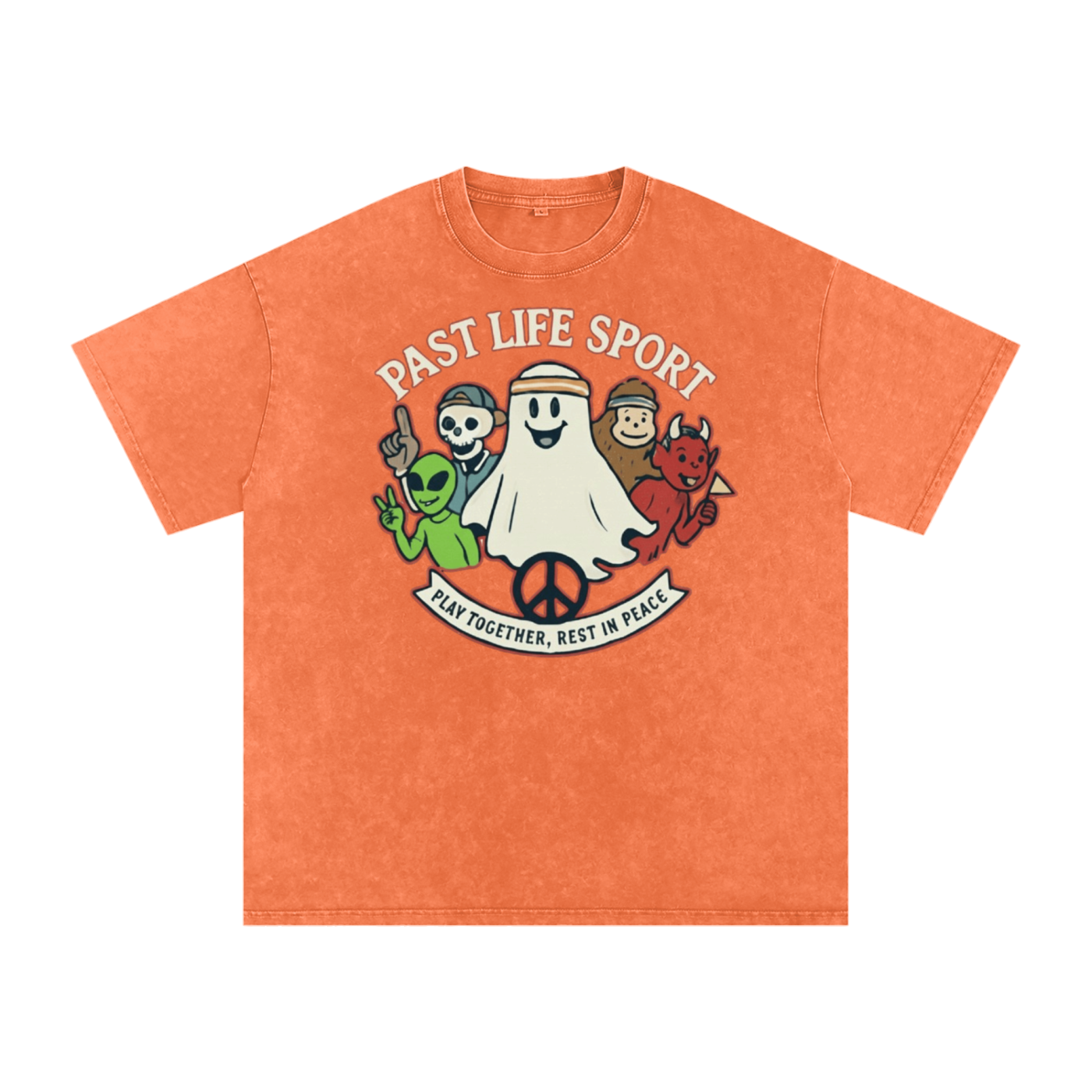 Play Together – Rest In Peace Tee - Snow Washed Oversized