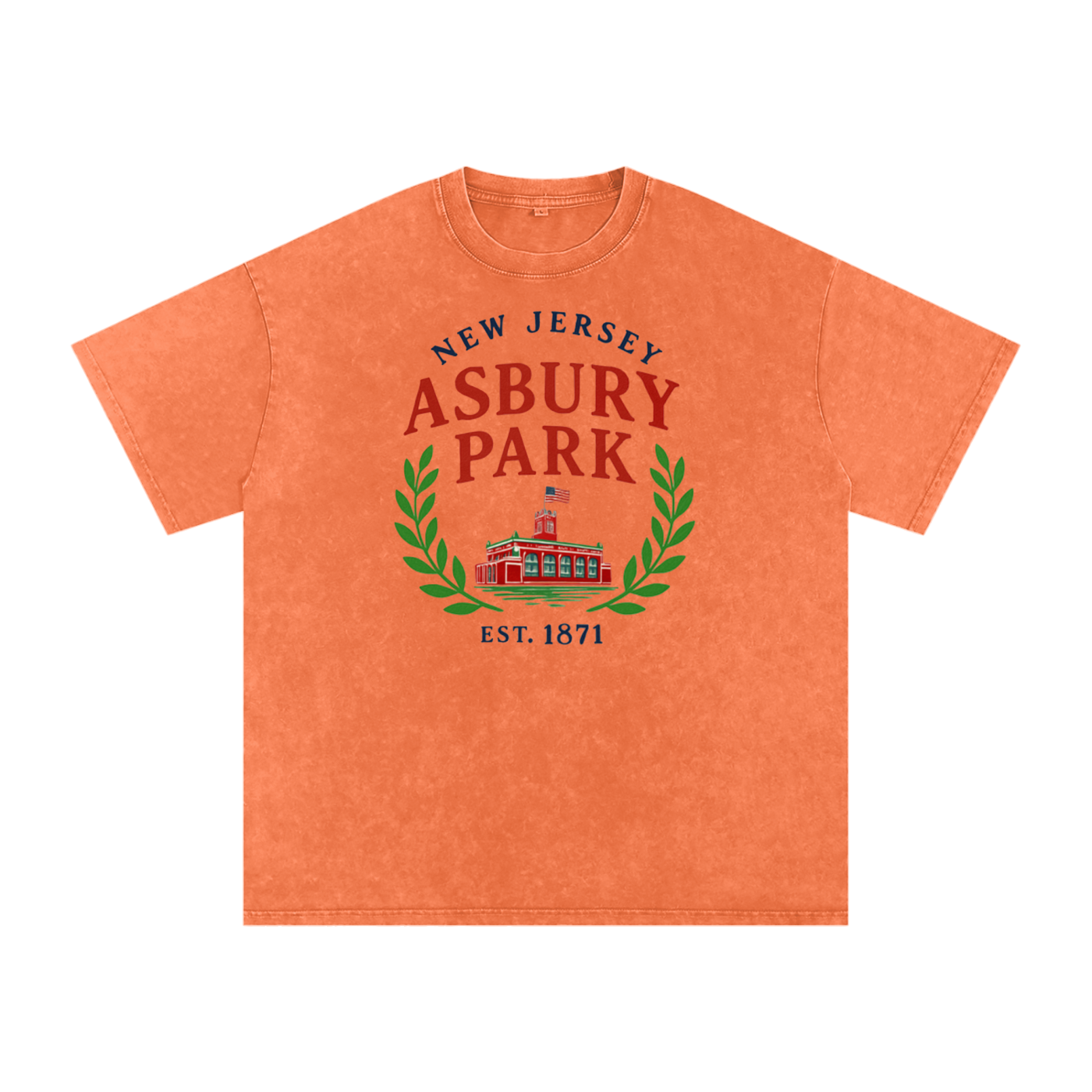 Asbury Park Heritage Tee - Unisex Oversized Cotton