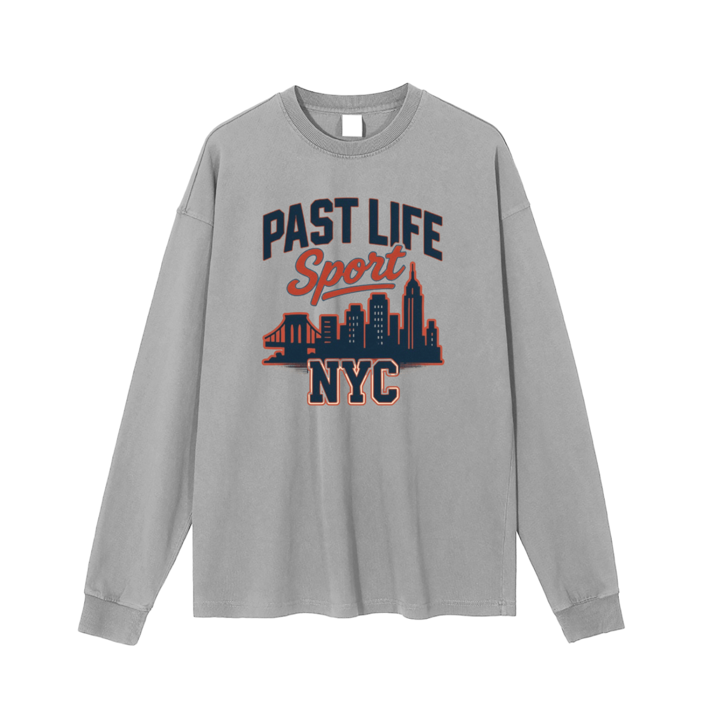 Past Life Sport NYC “First Train Uptown” Long Sleeve Tee