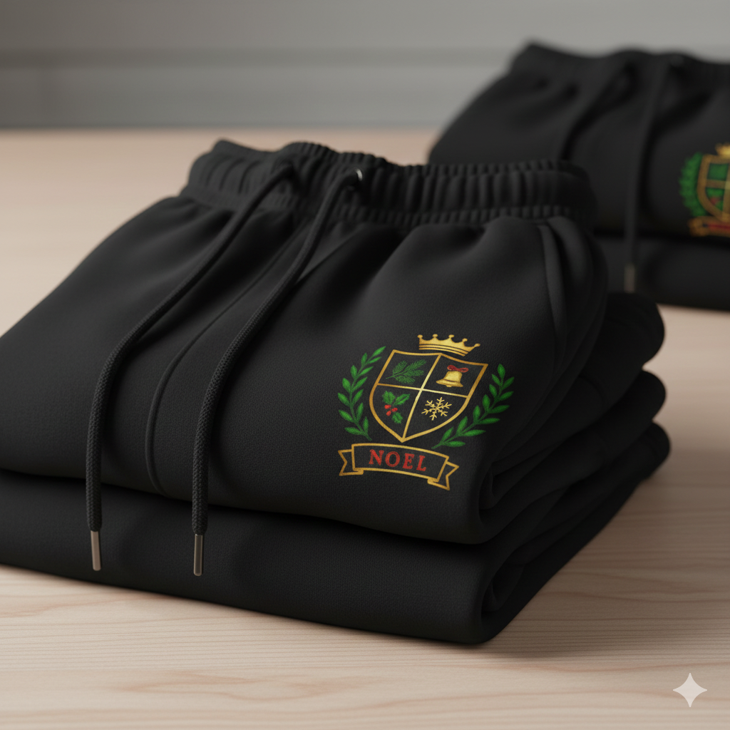 Noel Heavyweight Joggers – Midnight Edition - Unisex Heavyweight Fleece Sweatpants