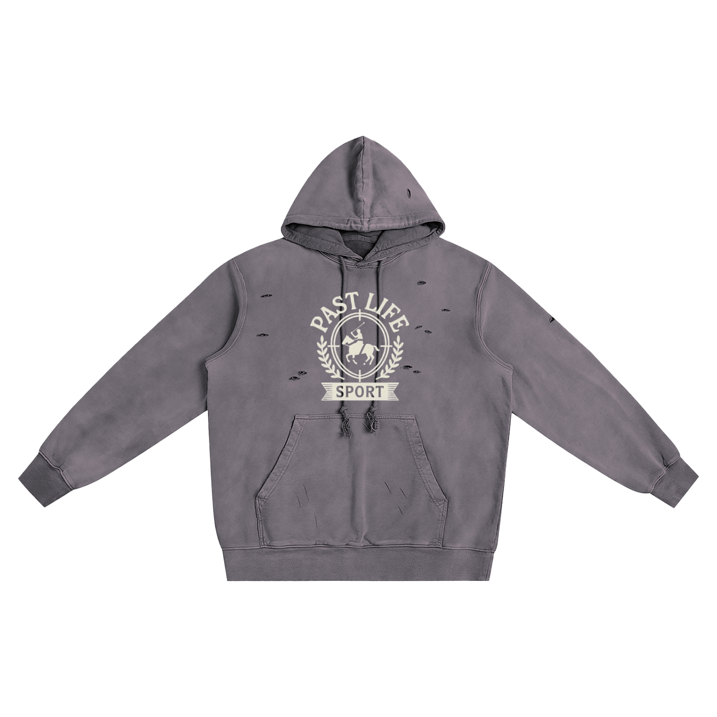 Past Life Sport Club “Locker Room Legacy” Distressed Hoodie