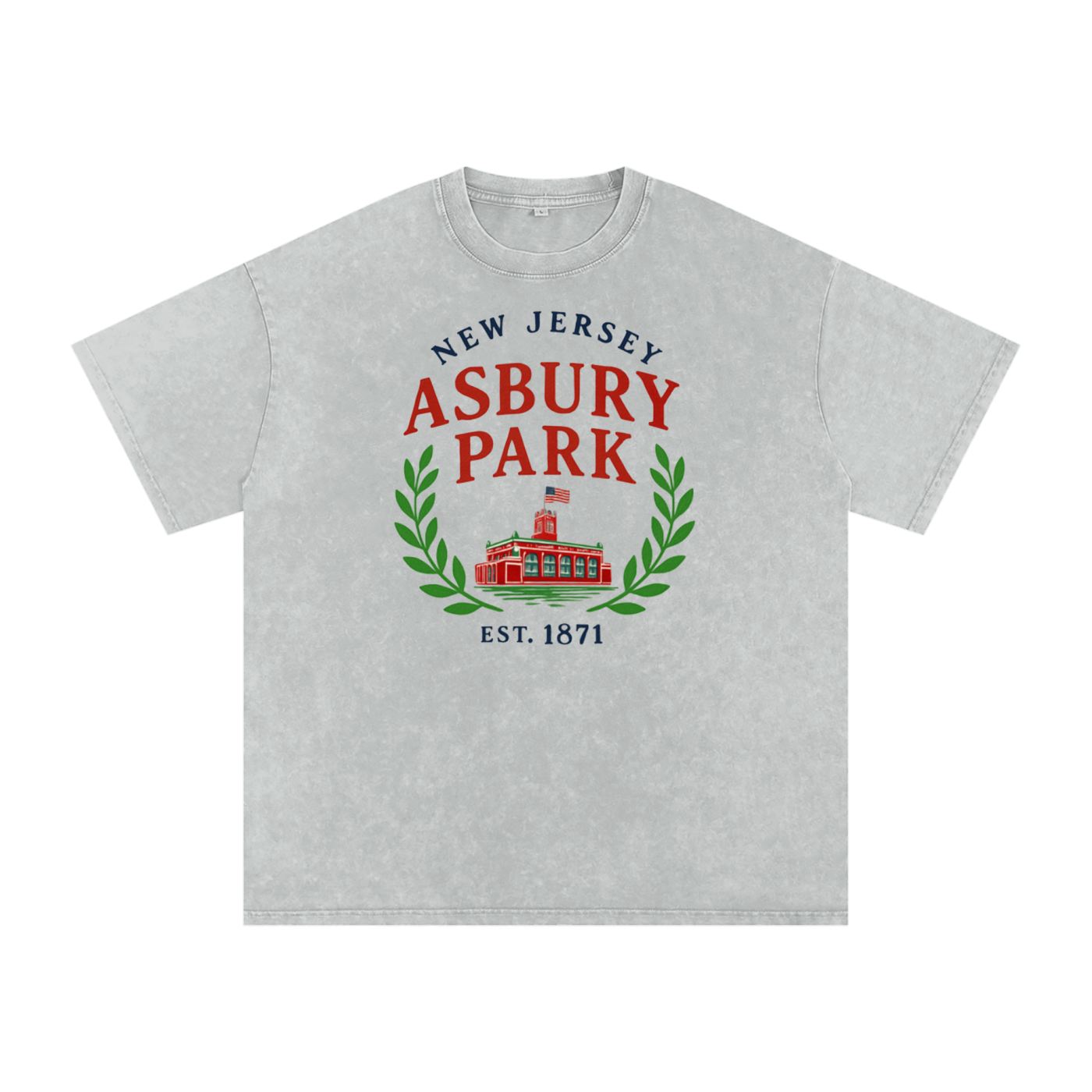 Asbury Park Heritage Tee - Unisex Oversized Cotton