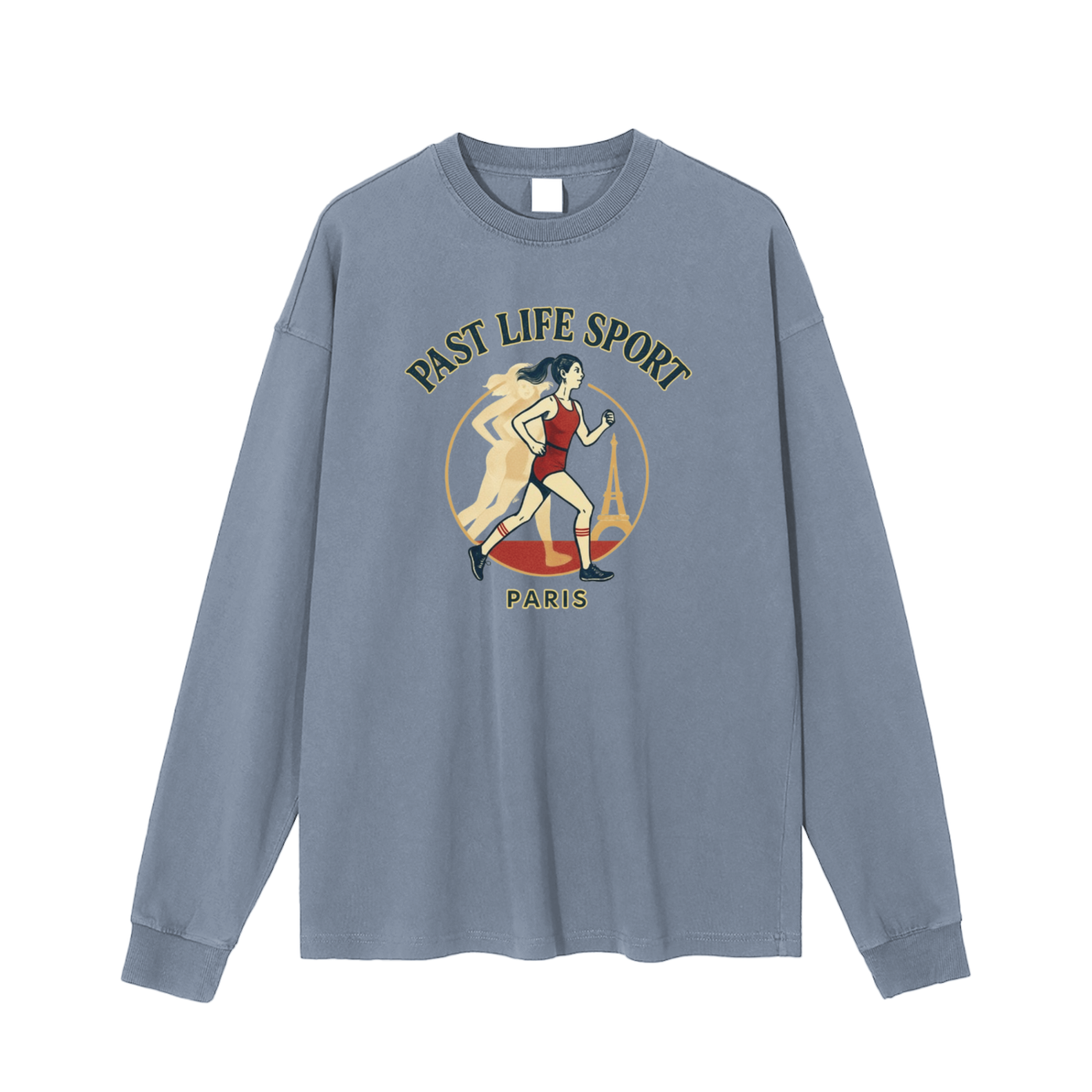 Past Life Sport Paris “Rue de l’Aube” Long Sleeve Tee