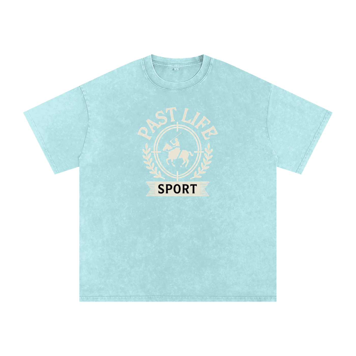 Homecoming Tee – Oversized Snow Washed Cotton | Past Life Sport