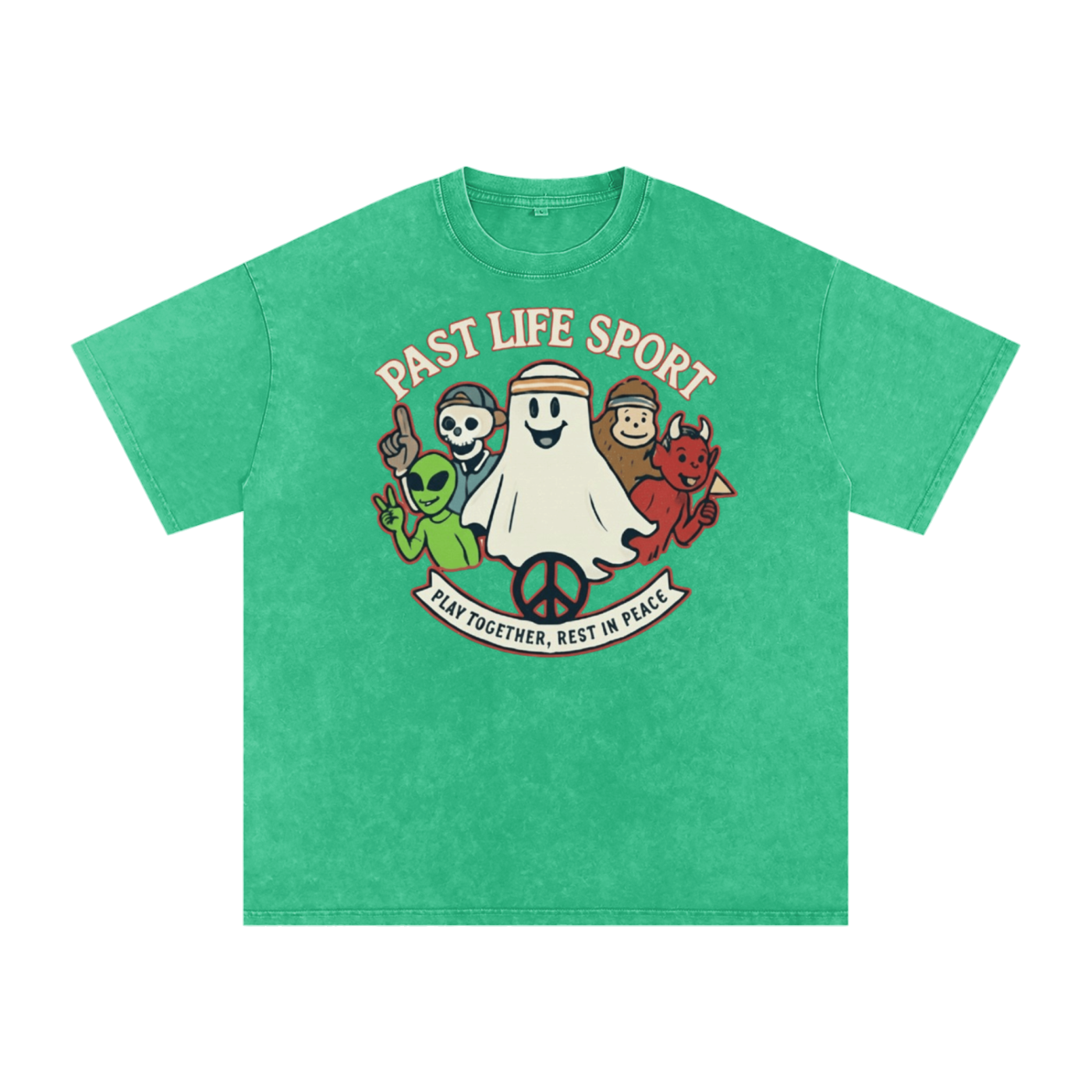 Play Together – Rest In Peace Tee - Snow Washed Oversized