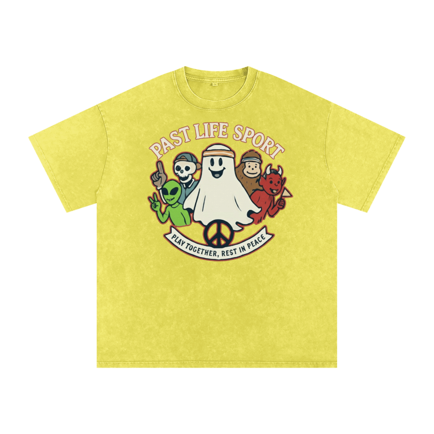 Play Together – Rest In Peace Tee - Snow Washed Oversized