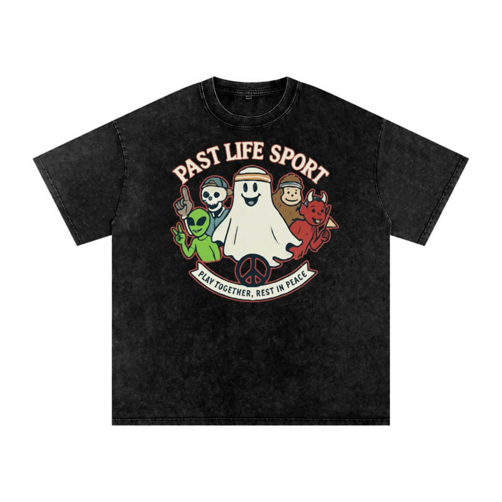 Play Together – Rest In Peace Tee - Snow Washed Oversized