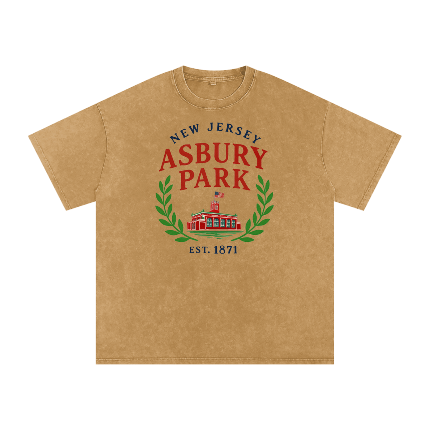 Asbury Park Heritage Tee - Unisex Oversized Cotton