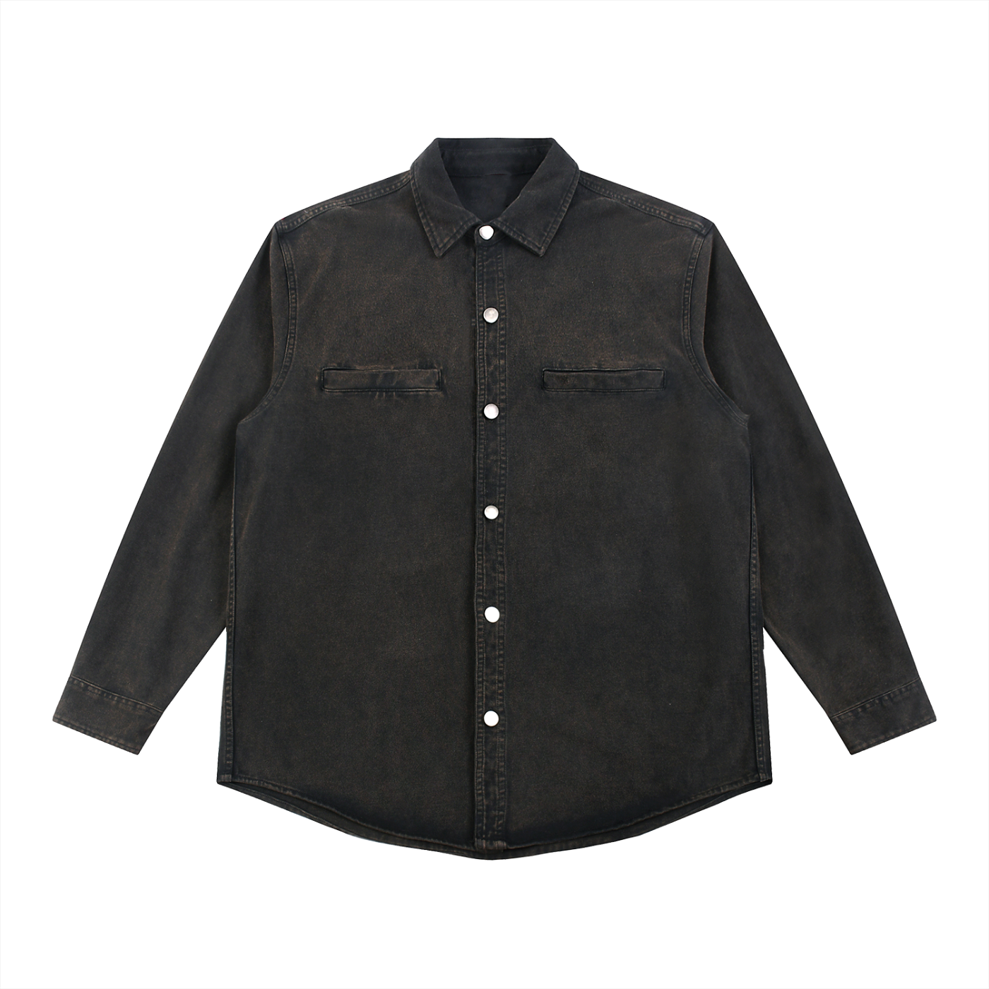 Past Life Heavy Wash Denim Work Overshirt