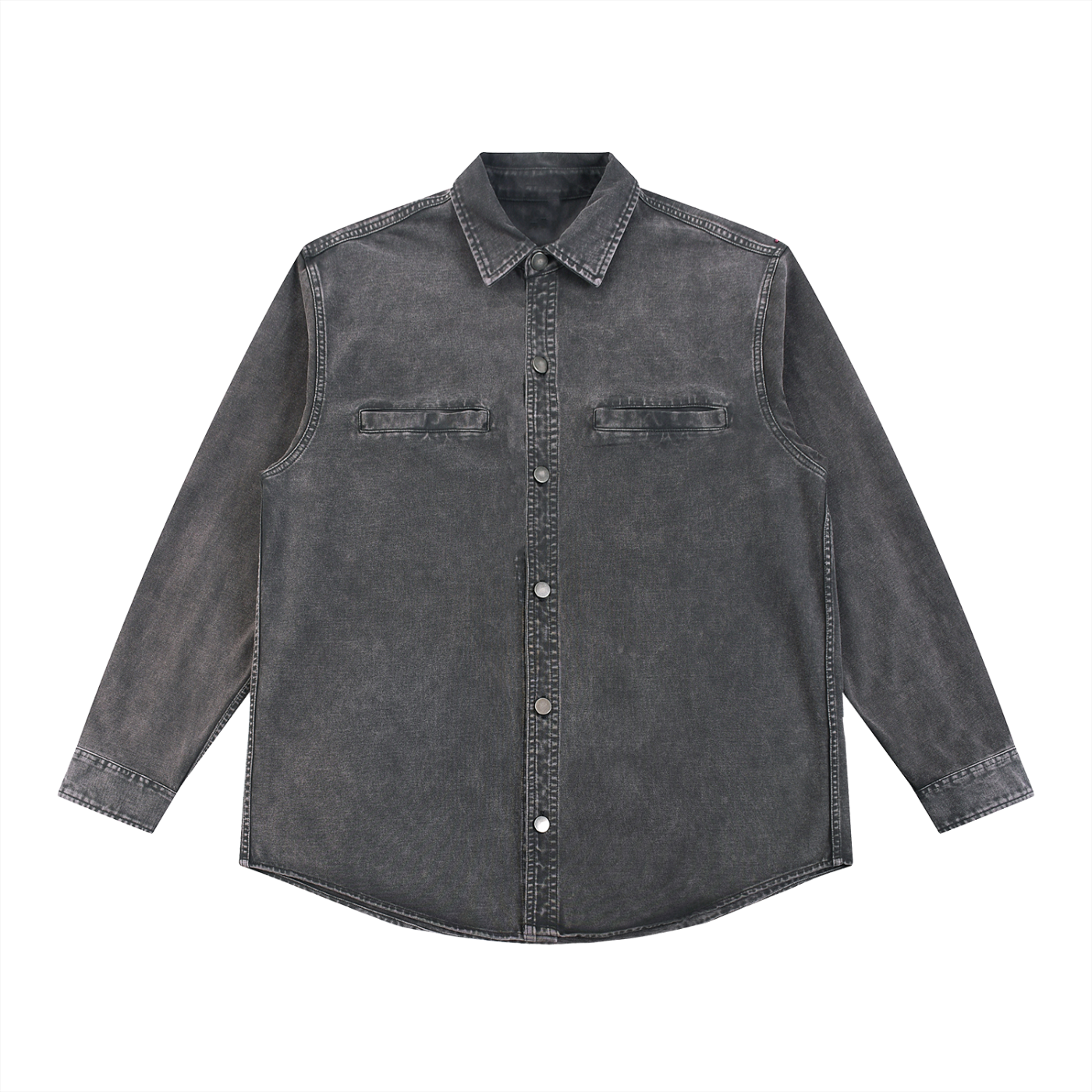 Past Life Heavy Wash Denim Work Overshirt