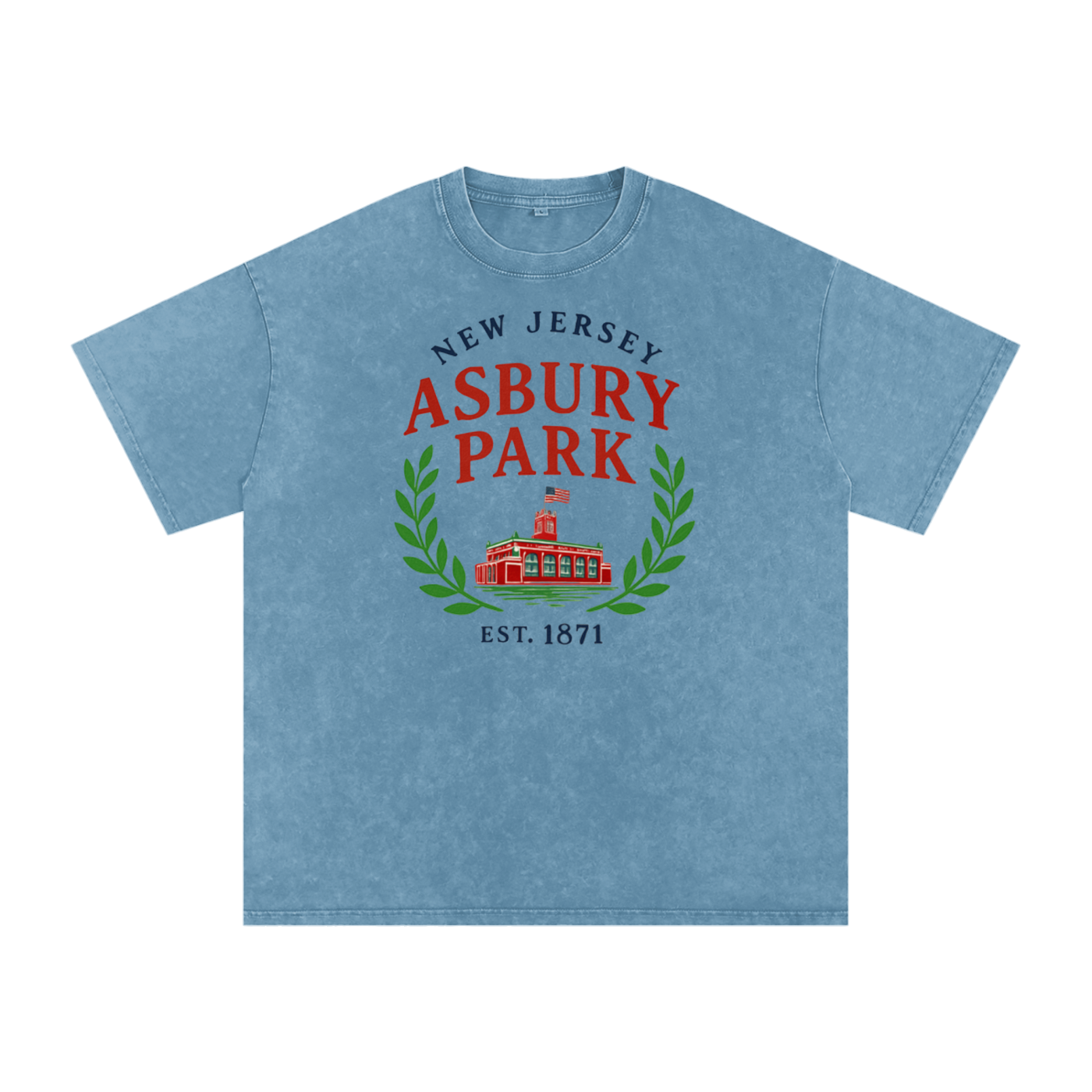 Asbury Park Heritage Tee - Unisex Oversized Cotton