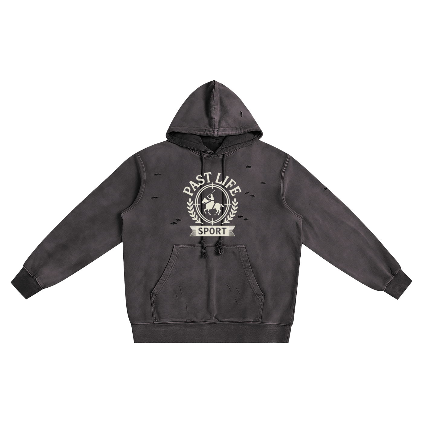 Past Life Sport Club “Locker Room Legacy” Distressed Hoodie