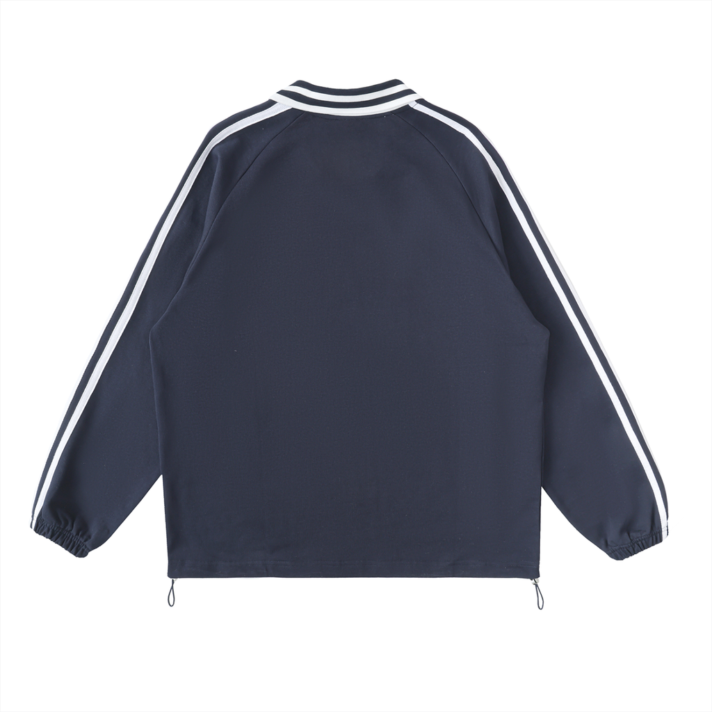 Heritage Stripe Crew – Contrast Athletic Sweatshirt