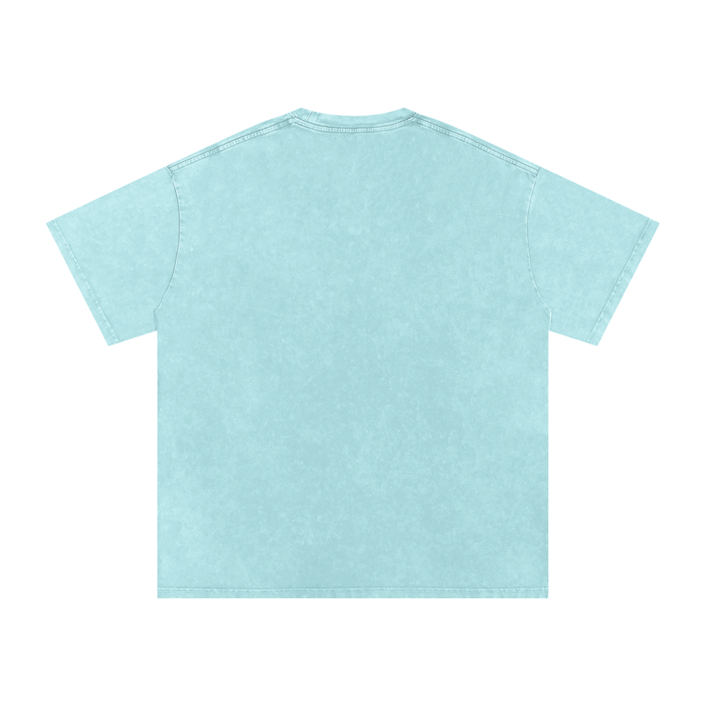New Jersey State Tee – Oversized Snow Washed Cotton