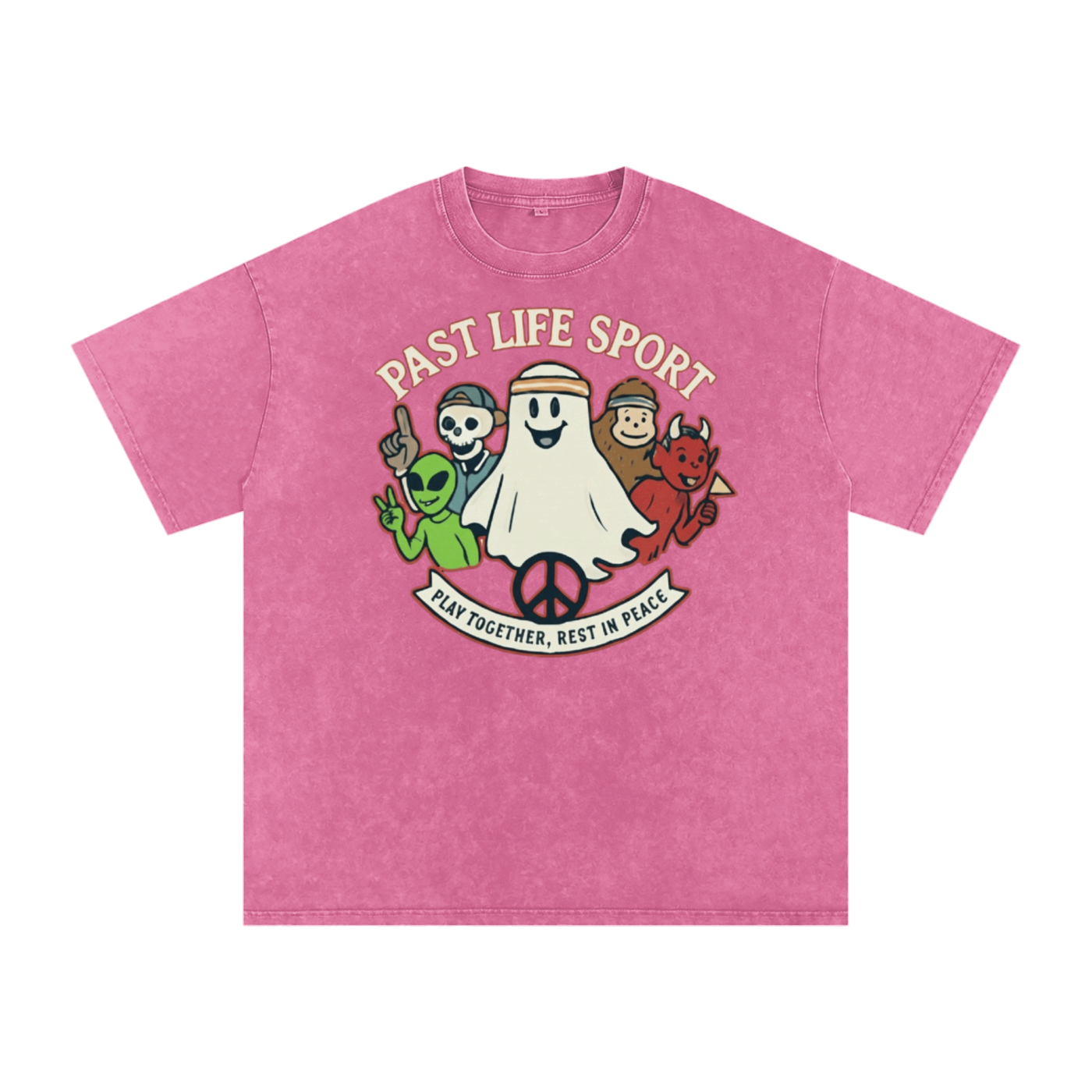 Play Together – Rest In Peace Tee - Snow Washed Oversized