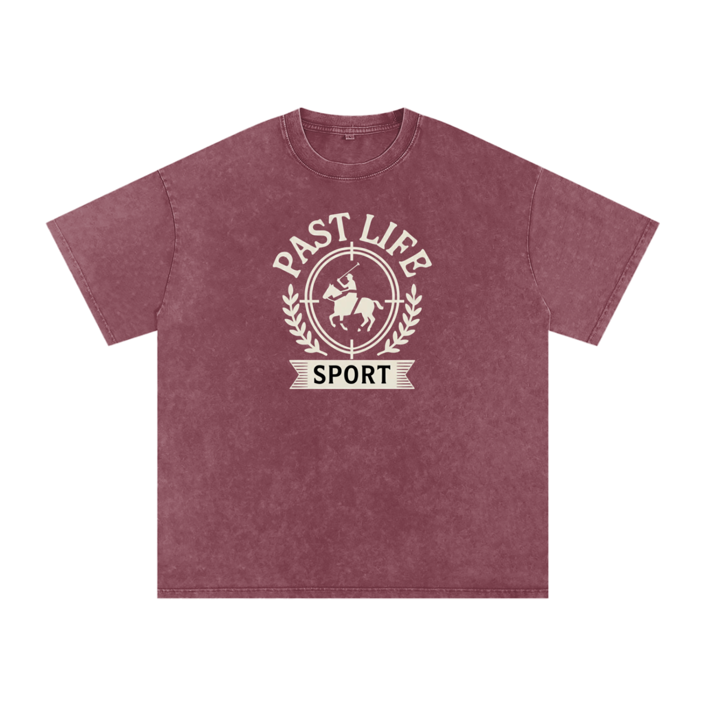 Homecoming Tee – Oversized Snow Washed Cotton | Past Life Sport